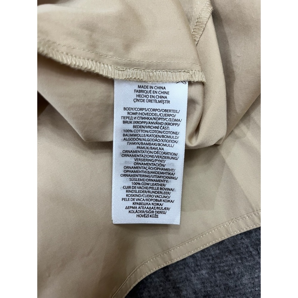 Polo Ralph Lauren Tiered Dress Women 10 Belted Safari Capsule Neutral Granola - Picture 5 of 8
